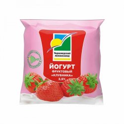 Йогурт фруктовый «Клубника» 2,5% 400 г