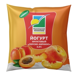 Йогурт фруктовый «Персик-Абрикос» 2,5% 400 г